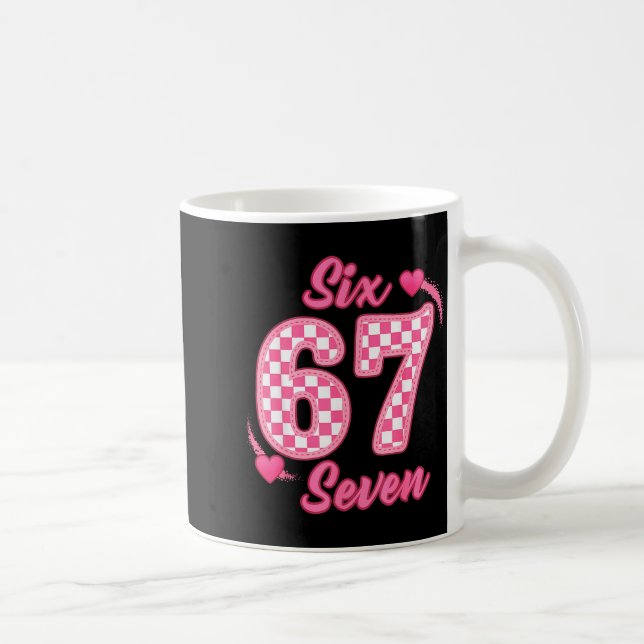 Mug Joyeuse Saint-Valentin 67 Meme Cœurs Coquette Arc  (Droite)