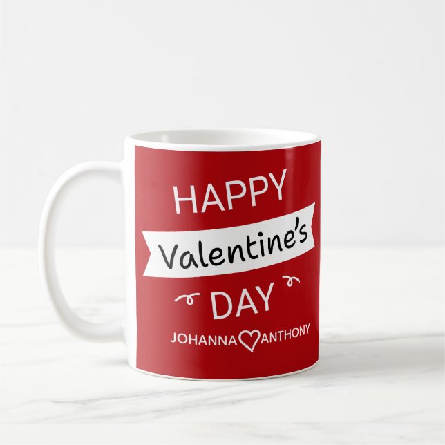 Mug Joyeuse Saint-Valentin – Amour de Saint-Valentin p (Gauche)