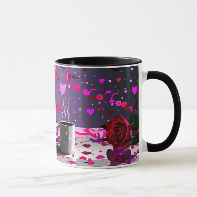 Mug Joyeuse Saint-Valentin avec tout mon amour (Droite)
