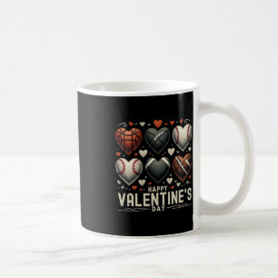 Mug Joyeuse Saint-Valentin Basketball Baseball Footbal