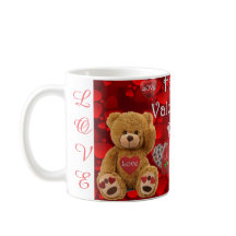 Joyeuse Saint-Valentin Teddy Bear Heart Mignon