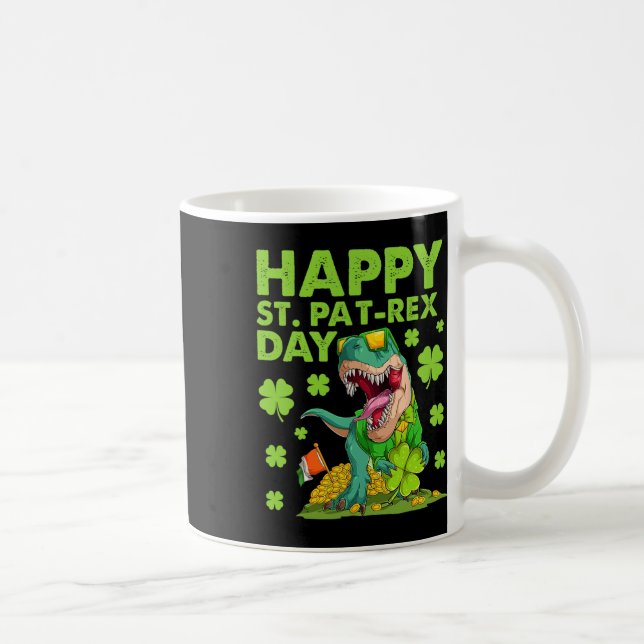 Mug Joyeuse St Pat T-rex Day Dinosaure St Patricks Day (Droite)
