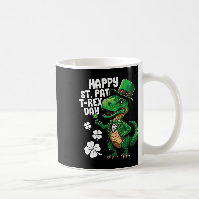 Mug Joyeuse St Pat T-rex Day St Patricks Day Dinosaure (Droite)