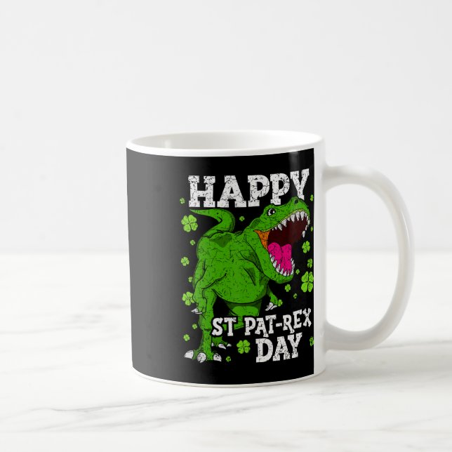Mug Joyeuse St Patrick Dinosaur T-rex Garçons Tout-pet (Droite)
