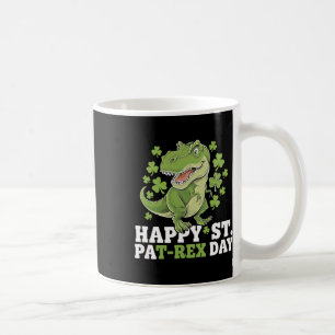 Mug Joyeuse St Patrick T-rex Et Trèfles St Patty