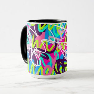 Mug Joyeuses couleurs Moderne Abstrait