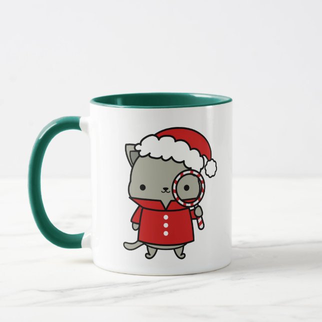 Mug Joyeuses fêtes avec Purrlock et MoriarTEA (Gauche)