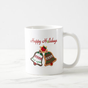 Mug Joyeuses Fêtes Cloches de Biscuit de Noël