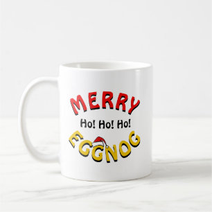 Mug Joyeuses Fêtes de l'Eggnog – Blague de Mot de Noël