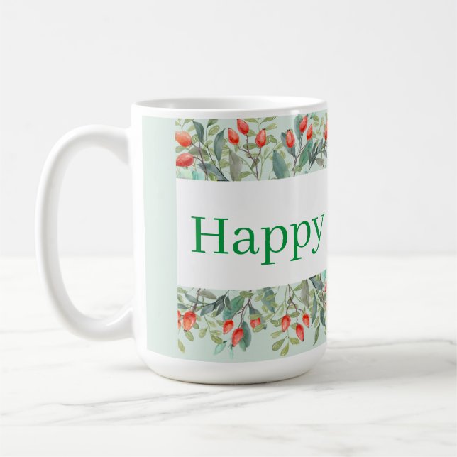 Mug Joyeuses fêtes ! Green (Gauche)