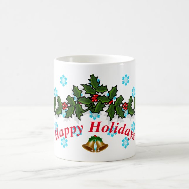 Mug Joyeuses fêtes Holly Leaf 2017 (Centre)