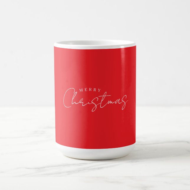 Mug Joyeuses Fêtes Noël Nouvel An Saison Rouge (Centre)