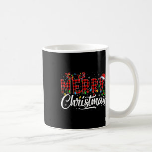 Mug Joyeuses lumières de Noël Santa Hat Noël Famille H