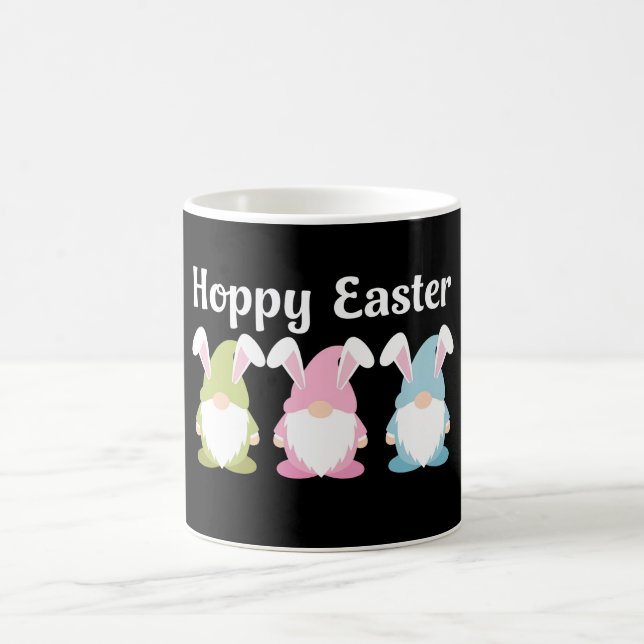 Mug Joyeuses Pâques Drôles Oreilles de Lapin Gnome (Centre)