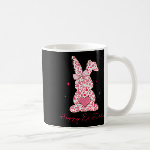 Mug Joyeuses Pâques Fillettes Chinoiserie Florale Rose
