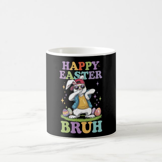 Mug Joyeuses Pâques Frangin Lapin de Pâques Funny Dabb (Centre)