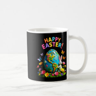Mug Joyeuses Pâques jour de la terre 2026 lapin carte 
