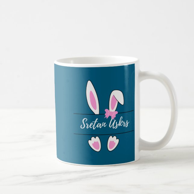 Mug Joyeuses Pâques Sretan Uskrs graphique novelty cro (Droite)