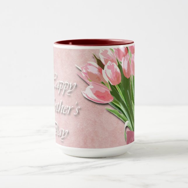 Mug Joyeuses Tulipes de la Fête des Mères (Centre)