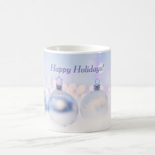 Mug Joyeuses vacances Baubles Bleus Noël