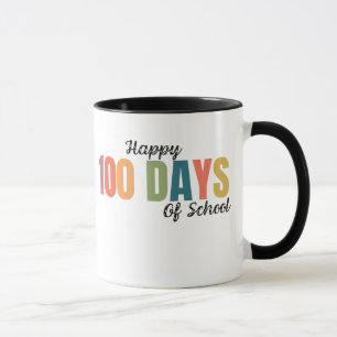 Mug Joyeux 100 Jours d'École Enseignant