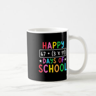 Mug Joyeux 100 Jours D'école Équation Mathématique 100