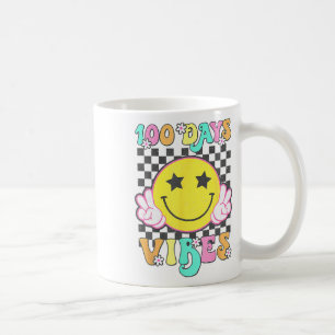 Mug Joyeux 100 Jours Vibes Sourire Visage 100 Jours D'