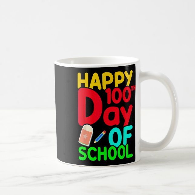 Mug Joyeux 100e jour d'école 100 jours Adorables étudi (Droite)