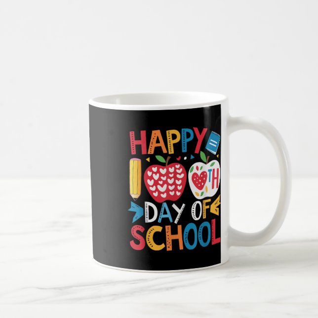 Mug Joyeux 100e Jours D'Enseignant Étudiant 100e Jour (Droite)