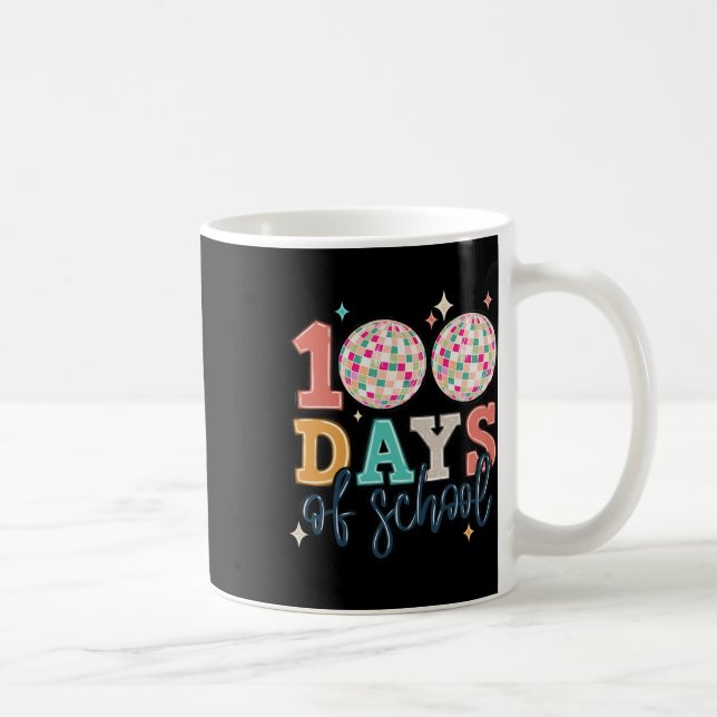 Mug Joyeux 100ème Jour De L'École Enseignant Disco Bal (Droite)