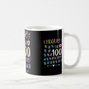 Mug Joyeux 100ème Jour De L'École Hourra Pour 100 Jour