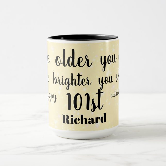 Mug Joyeux 101e anniversaire (Centre)