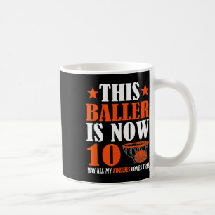 Mug Joyeux 10e anniversaire 10 ans Bysketbyll 10e Bi