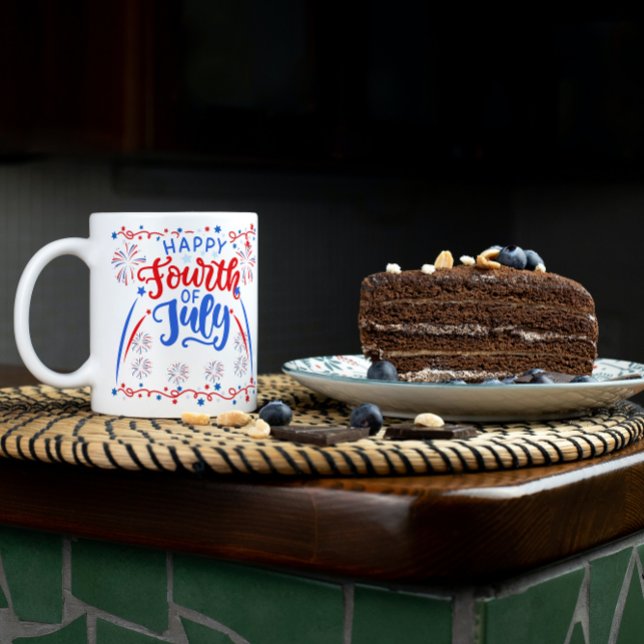 Mug Joyeux 14 juillet Rouge Bleu Et Blanc (Créateur téléchargé)