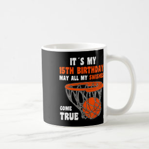 Mug Joyeux 15 ans 15e anniversaire Bysketbyll 15e Bi