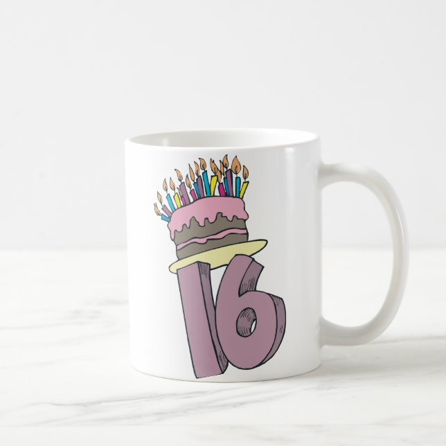 Mug Joyeux 16ème anniversaire ! (Droite)