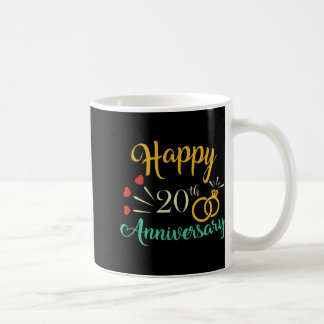 Mug Joyeux 20e anniversaire jumelés Couples 20e annive