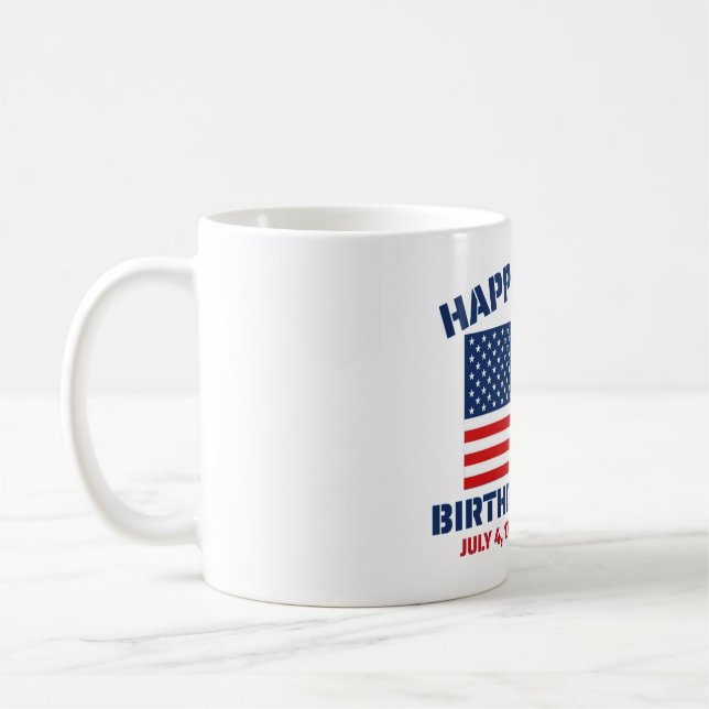 Mug Joyeux 250e anniversaire Etats-Unis (Gauche)