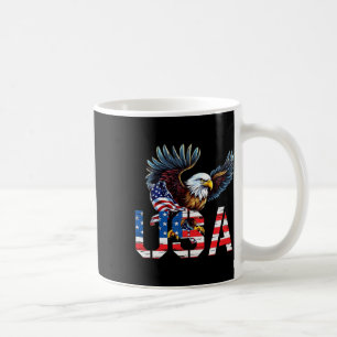 Mug Joyeux 4 juillet Amérique Drapeau Patriotique Aigl