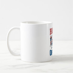Mug Joyeux 4 juillet Design vectoriel vintage patrioti
