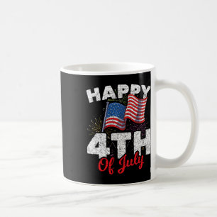 Mug Joyeux 4 juillet drapeau américain patriotique 4e 