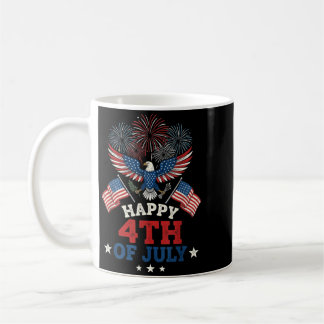 Mug Joyeux 4 juillet Drapeau patriotique américain 4 j