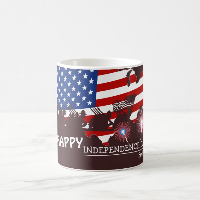 Mug Joyeux 4 juillet fête de l'Indépendance (Centre)