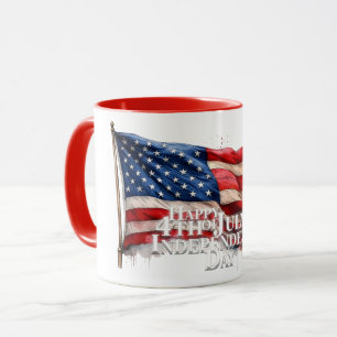 Mug Joyeux 4 juillet - Jour de l'Indépendance