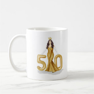 Mug joyeux 50e anniversaire