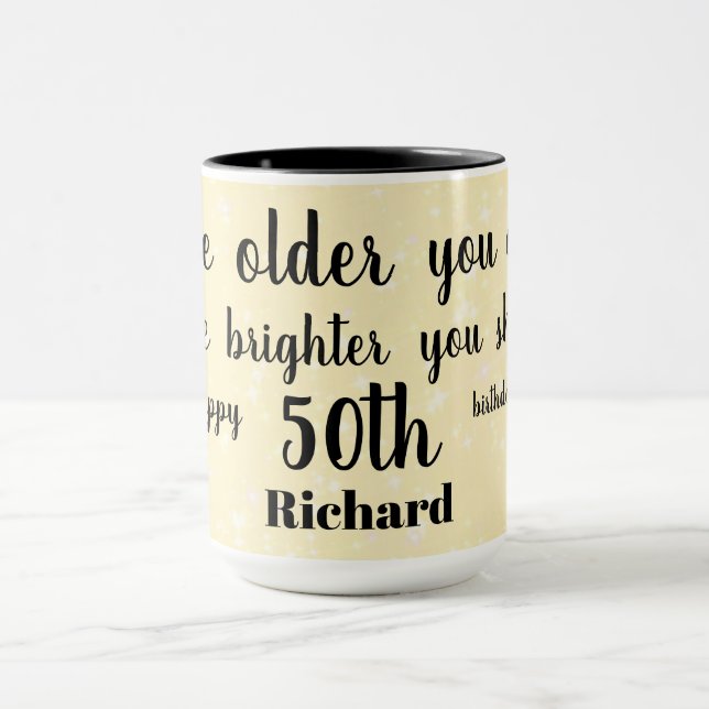 Mug Joyeux 50e anniversaire (Centre)