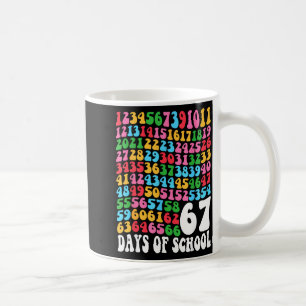 Mug Joyeux 67 Jours D'école 67ème Jour Plus Intelligen