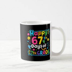 Mug Joyeux 67e jour de 7e année de l'école Mème 67 Enf