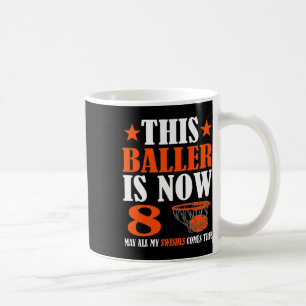 Mug Joyeux 8e anniversaire 8 ans Bysketbyll 8e anniver