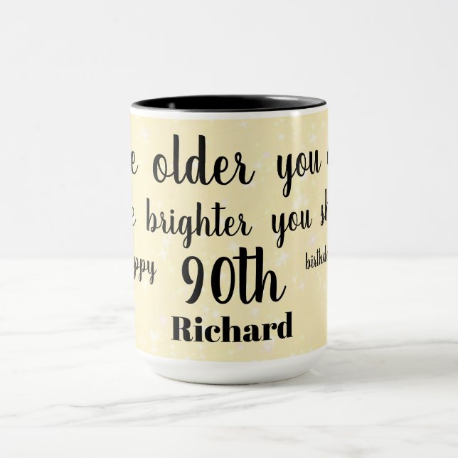 Mug Joyeux 90ème anniversaire (Centre)